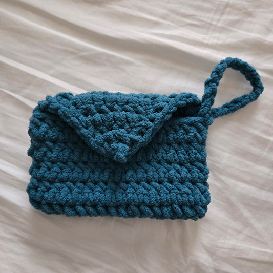 Teal Ocean Clutch