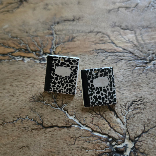 Composition Notebook Earrings