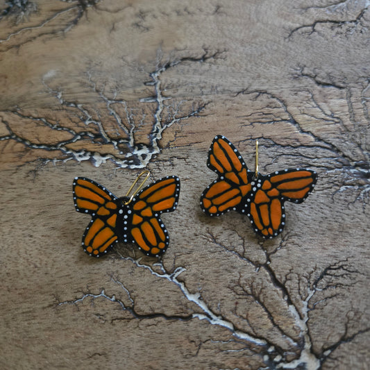 Monarch Butterfly Earrings